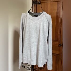 J. Crew Light Gray Crewneck Sweatshirt
